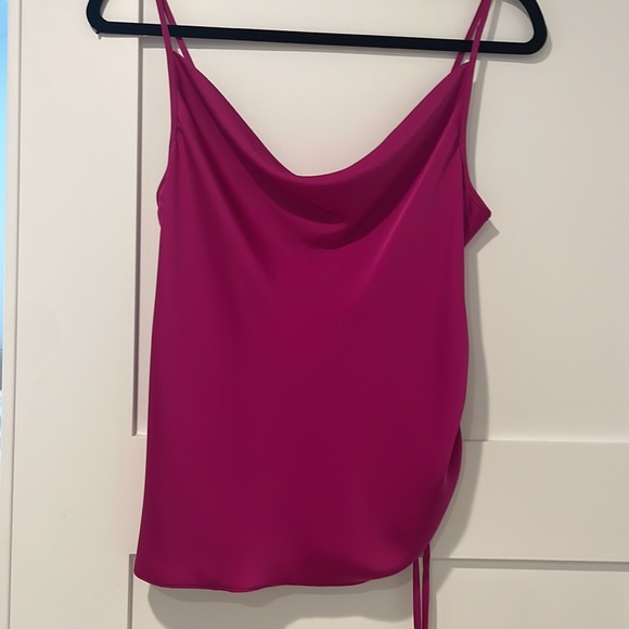 Ramy Brook Portia cowel neck cami in diva pink - Picture 4 of 5